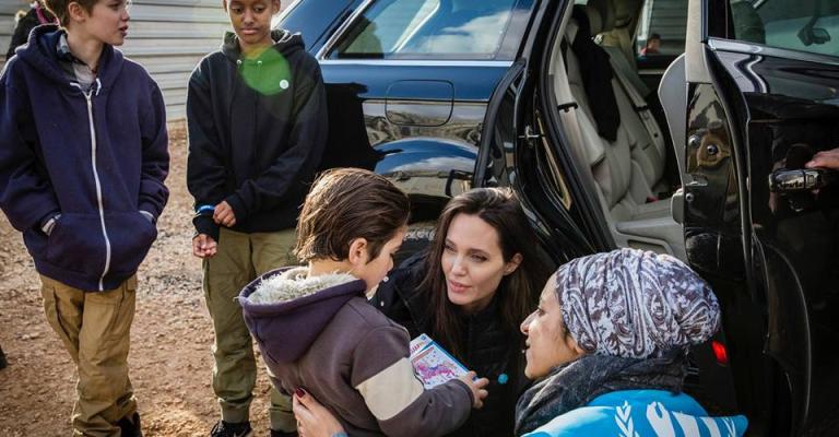 أنجلينا جولي توجه رسالة إلى مجلس الأمن من "الزعتري"
