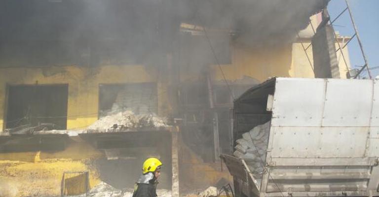 الزرقاء: إخماد حريق بساحة مصنع الزرقاء: إخماد حريق بساحة مصنع