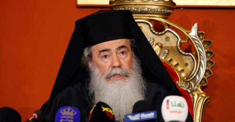 ثيوفيلوس يعلن مقاطعته لبلدية القدس ثيوفيلوس يعلن مقاطعته لبلدية القدس