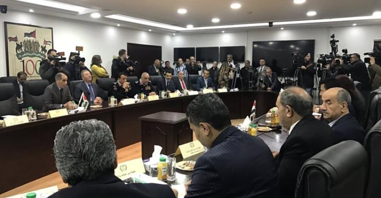 العراق والأردن يناقشان تشكيل منظومة أمنية مشتركة العراق والأردن يناقشان تشكيل منظومة أمنية مشتركة
