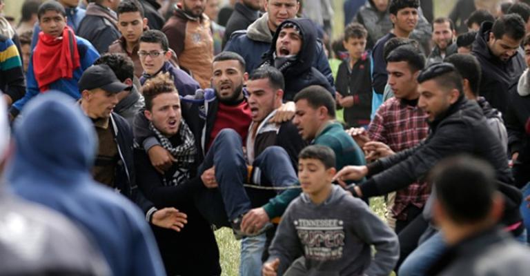 "مسيرة العودة": ردنا على همجية الاحتلال في التمسك بحقوقنا "مسيرة العودة": ردنا على همجية الاحتلال في التمسك بحقوقنا