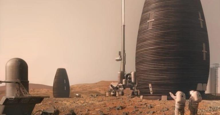 منازل "ثلاثية الأبعاد" للعيش على سطح المريخ (صور)