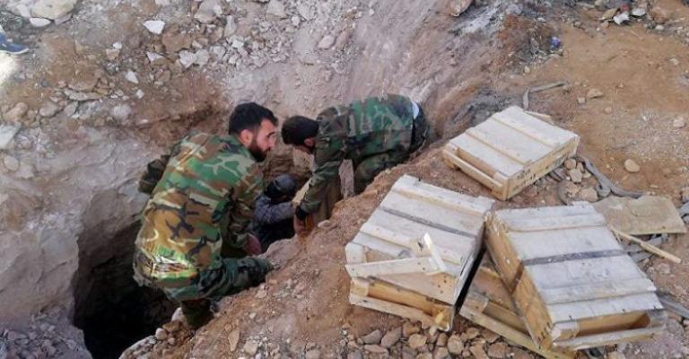 الأمن السوري يضبط أنفاقا وأسلحة قرب الحدود الأردنية-فيديو وصور الأمن السوري يضبط أنفاقا وأسلحة قرب الحدود الأردنية-فيديو وصور