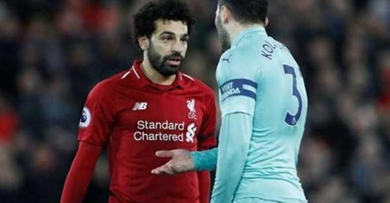 مشادات كلامية بين صلاح وقائد أرسنال (شاهد)