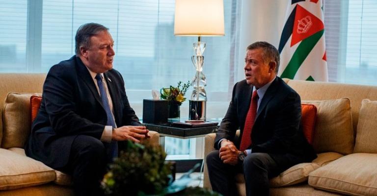 بومبيو يصل الأردن ضمن جولة لزيارة 8 دول عربية