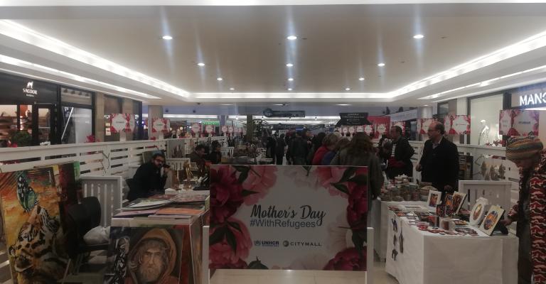 المفوضية السامية تنظم بازارا للاجئين في عمان بمناسبة عيد الأم