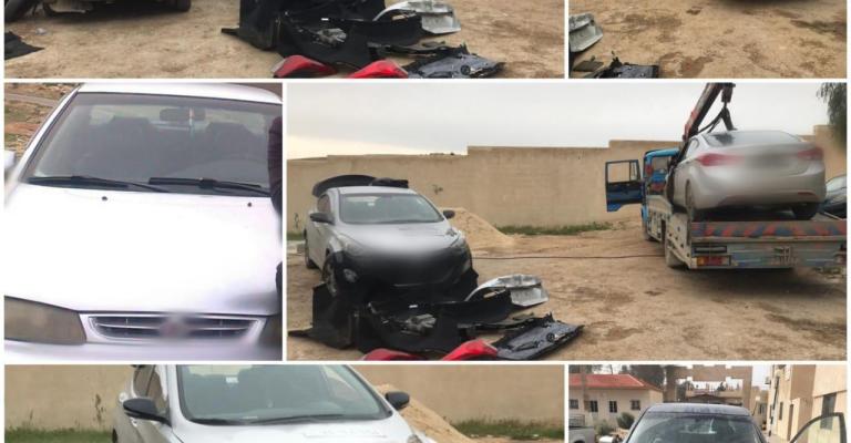 استعادة 8 مركبات تمت سرقتها والقبض على 7 من المتورطين بها