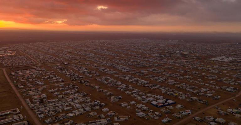 مخيم الزعتري للاجئين السوريين (محمد الحواري/فيس بوك)