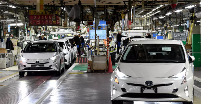 منشأة تسوتسومي للتجميع في تويوتا سيتي بمقاطعة آيشي باليابان في 8 كانون الأول/ديسمبر 2017 توشيفومي كيتامورا ا ف ب