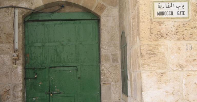 المصدر أكد أن لا تغيير على مبدأ ان باب المغاربة والطريق المؤدي له جزء لا يتجزأ من المسجد الأقصى 