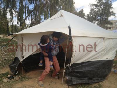 المفرق بالصور: " مخيم النازحين الاردنيين رقم 1"