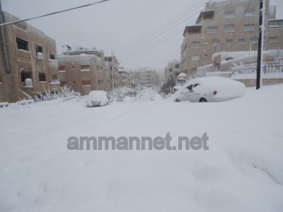 عمان بالأبيض (صور وفيديو)