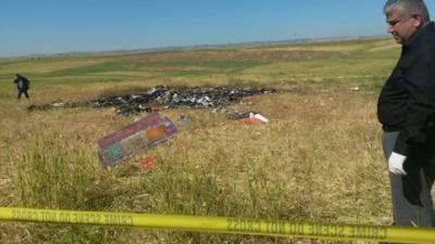 استشهاد طيّار أردني وتلميذ عراقي بتحطم طائرة تدريب في الرمثا