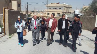 دراسة مسحية لحزب الطبيعة حول الواقع البيئي لحي المصانع بالزرقاء