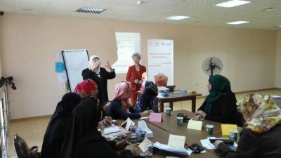 ورشة تدريبية بالزرقاء للراغبات في الترشح للانتخابات المقبلة ورشة تدريبية بالزرقاء للراغبات في الترشح للانتخابات المقبلة