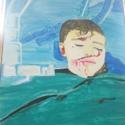 معرض تشكيلي لفنانين سوريين يرسم آمال وآلام اللاجئين