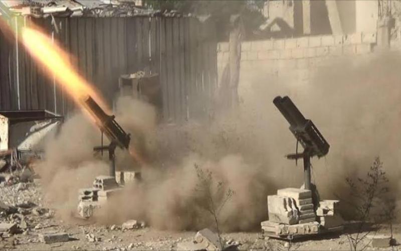 جيش الإسلام يقول أنه قصف دمشق بعشرات الصواريخ