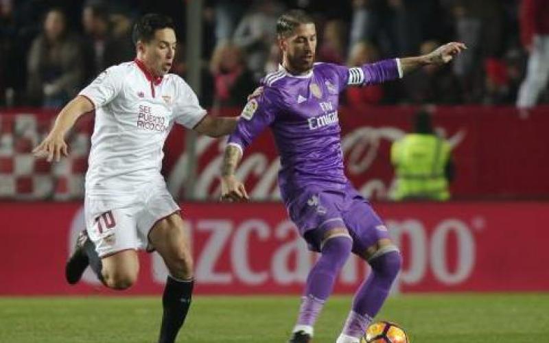 قطار انتصارات ريال مدريد يتوقف بمحطة اشبيلية