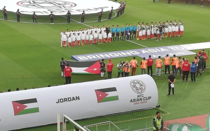 النشامى يفتحون باب الحارة بهدفين