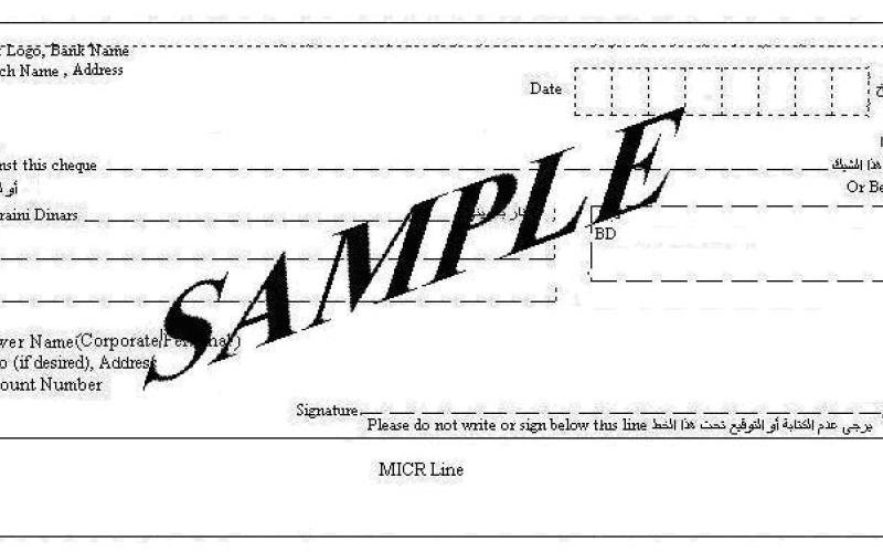 Bank checks with security marks to avoid forgery 