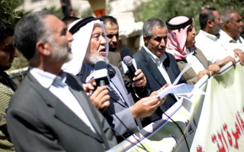 في اعتصام لحزب الجبهة: المفاوضات تأتي لصالح إسرائيل "صوت"