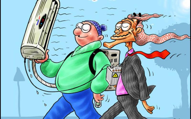 أزمة مكيفات و مراوح..فيديو