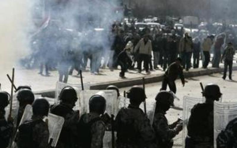 قوات الدرك تتعامل مع محتجين على خسارة مرشحين