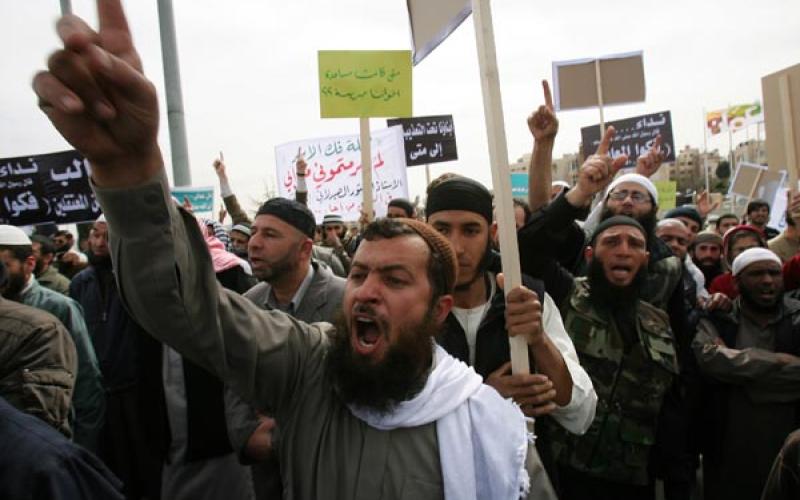 تضارب حول إلغاء اعتصام التيار السلفي في البقعة