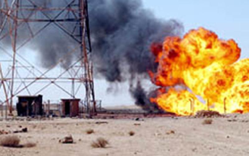 تفجير خط الغاز المصري الى الاردن واسرائيل