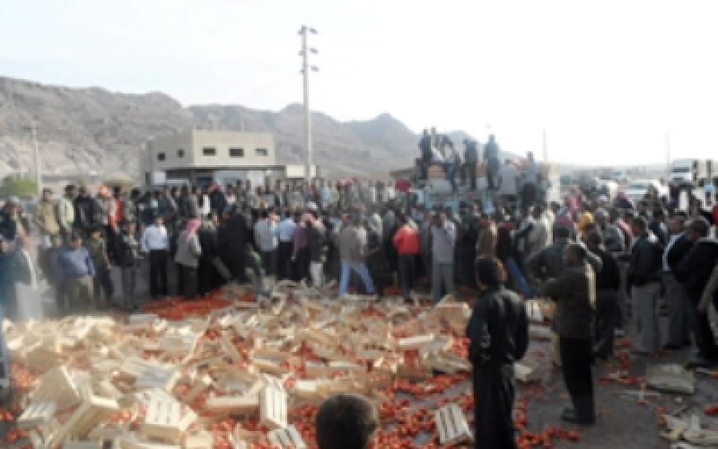 سوريا تفتح مسربا خاصا لشاحنات الخضار الأردنية