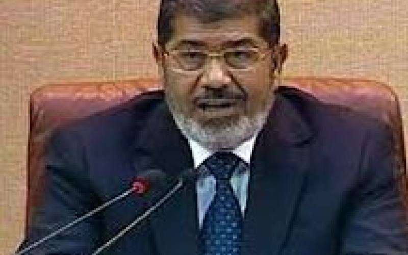 مرسي: هناك مجال لحل الأزمة السورية برحيل النظام