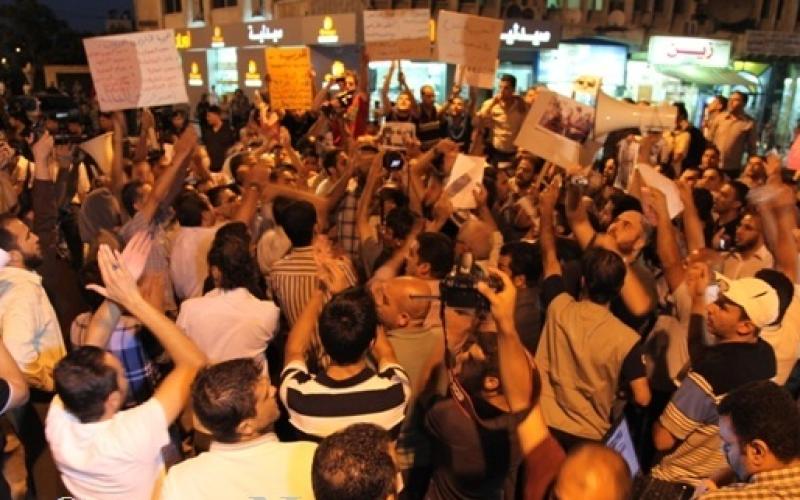 معتصمو حي الطفيلة: حرية حرية.. مش مكارم ملكية