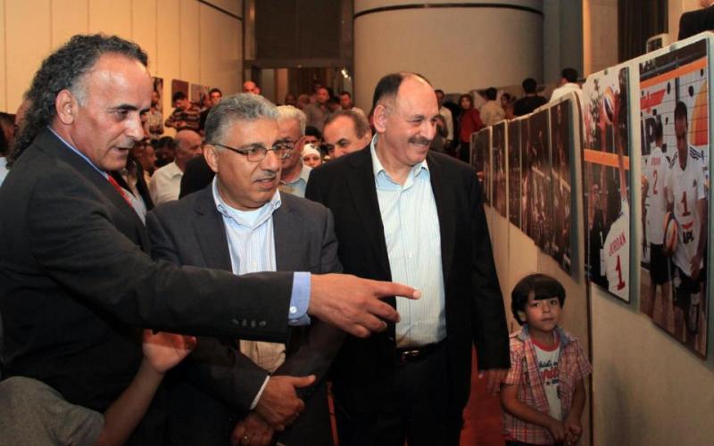 جانب من معرض المصور الرياضي صلاح ابو وهدان الذي افتتح مساء الابعاء في المركز الثقافي الملكي