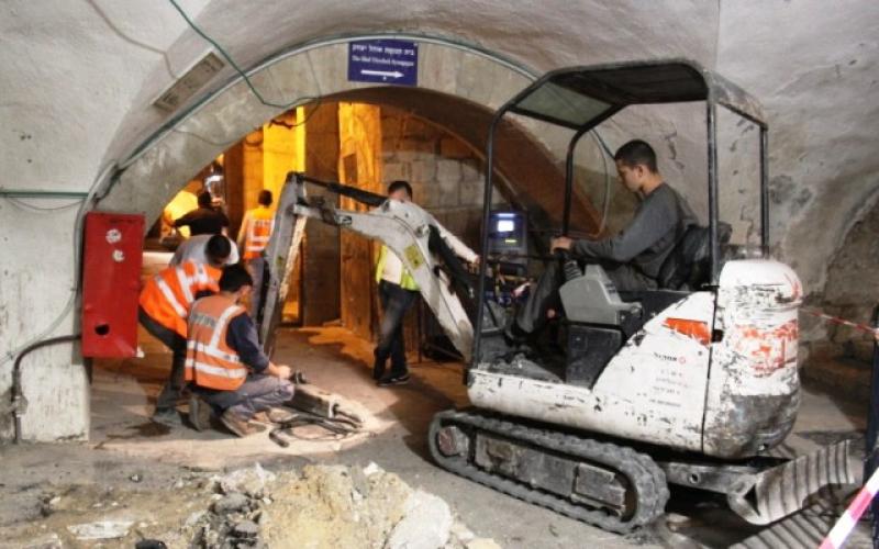  مساع اسرائيلية لتصفية الآثار الاسلامية في شارع الواد بالقدس