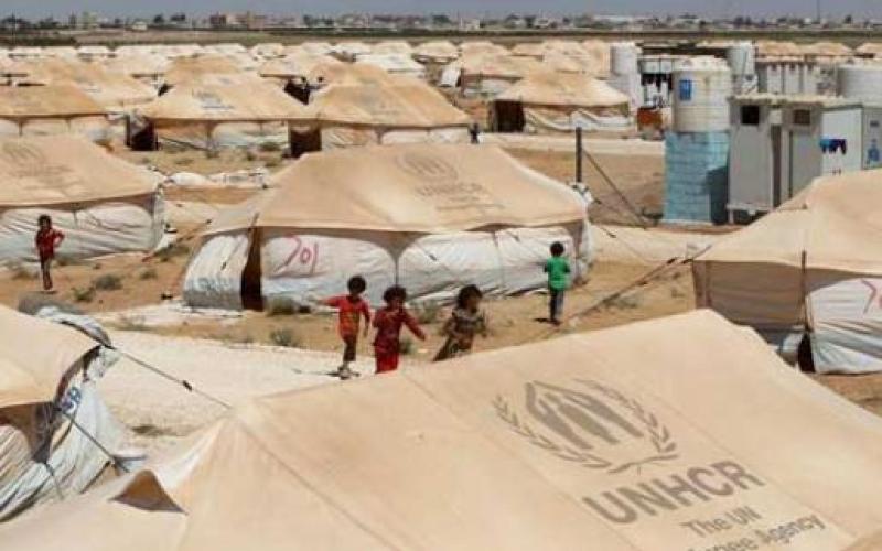 لاجئو الزعتري يمنعون كرنفال اسرائيلي 