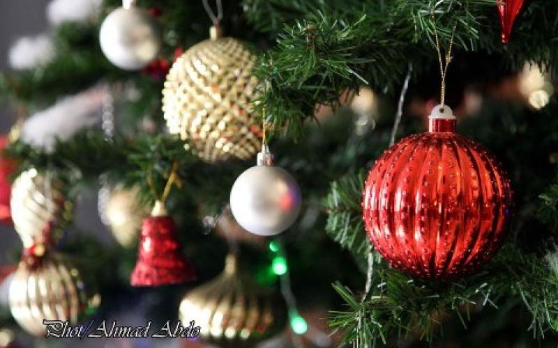 المحال تتحضر لعيد الكريسماس - عدسة احمد عبده/ فيسبوك 