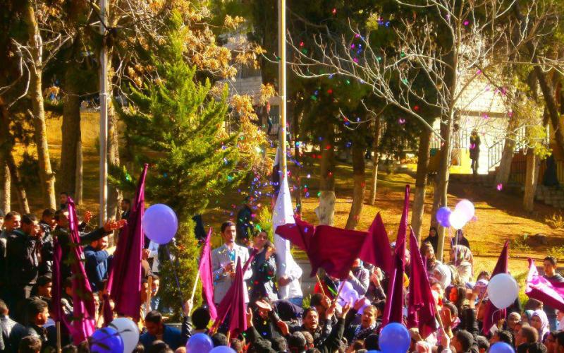 طلبة الاردنية ينتخبون مجلسهم- صوت