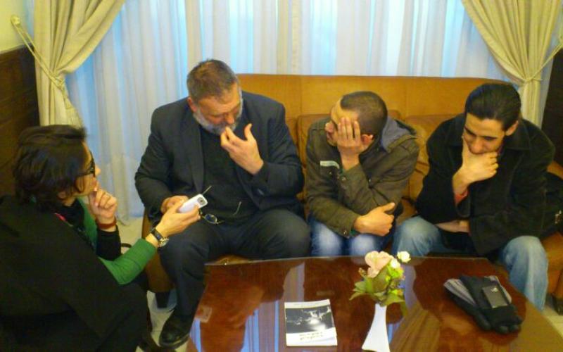 زيارة الأب باولو للاجئين في الأردن - صوت