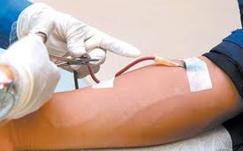 حملة تبرع بالدم للجرحى السوريين في الإسلامي- صوت