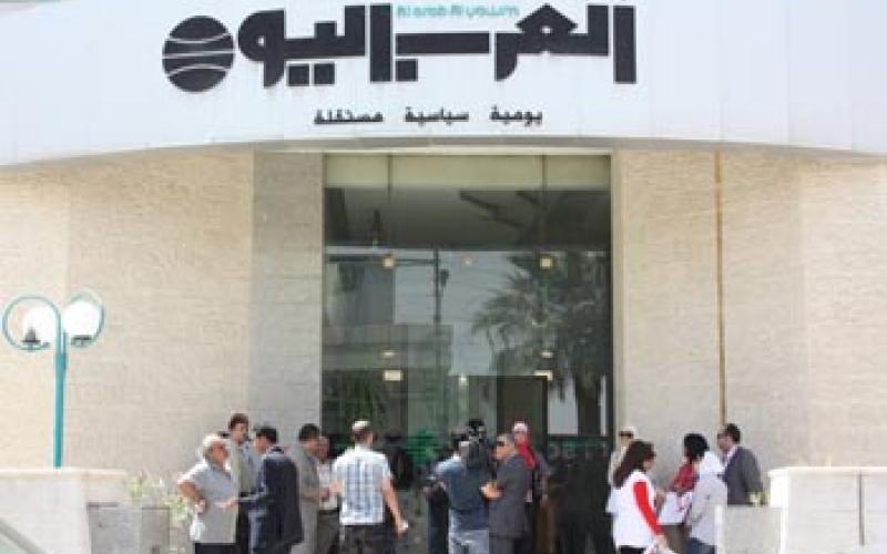 خيمة اعتصام أمام "العرب اليوم" احتجاجا على فصل برية
