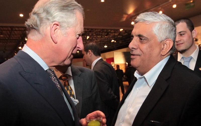 الزميل داود كتاب يبحث مشاكل الطاقة مع ولي العهد البريطاني الامير تشارلز