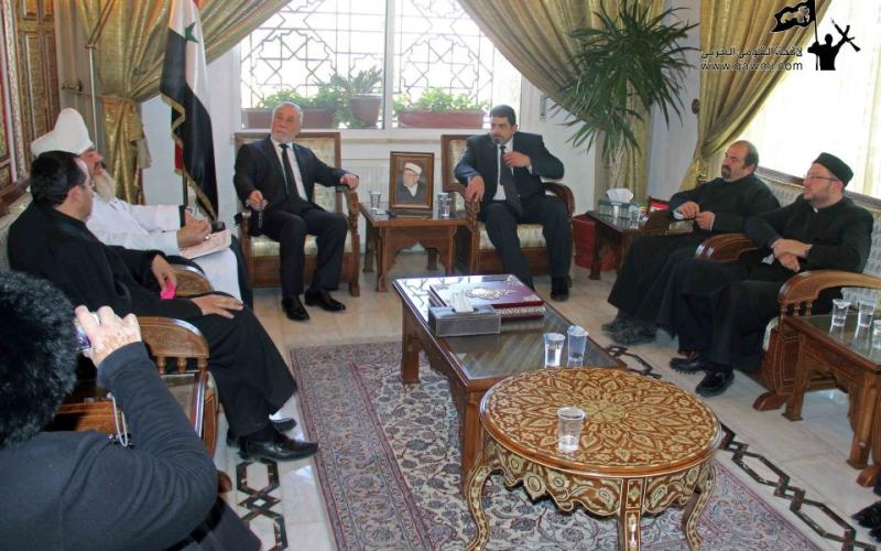 وفد لائحة القومي العربي يعزي السفير السوري بالأردن بوفاة البوطي / فيسبوك 