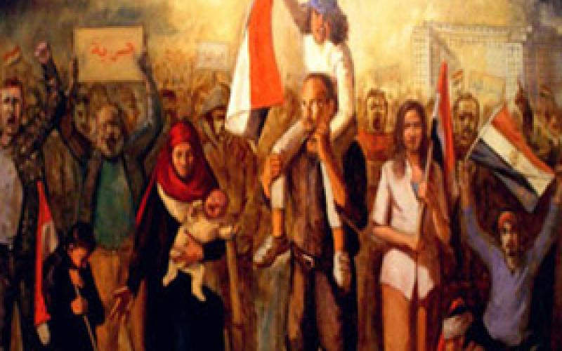 " أبو بلال " يتخلى عن ريشته ليحمل البندقية