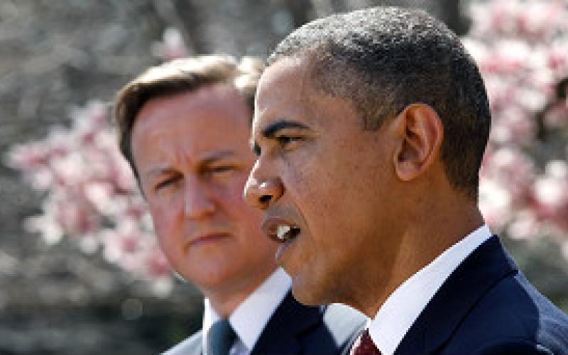 كاميرون يبحث في واشنطن القضية السورية 