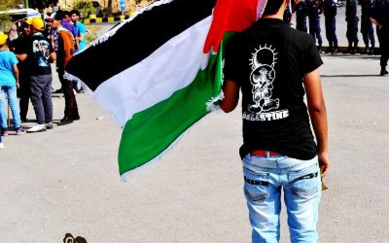 من مسيرة العودة في ذكرى النكبة - بعدسة الزميل بلال عمر