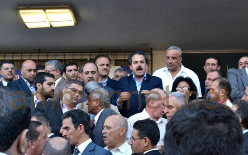 محامون أمام النقابات يتجهون إلى السفارة العراقية - عدسة بلال عمر