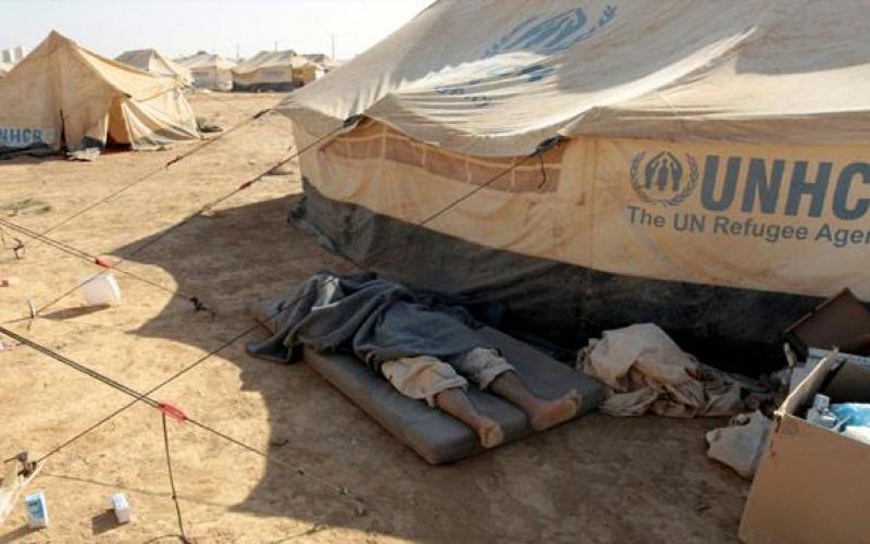 إصابة لاجئ سوري برصاصة طائشة في الزعتري