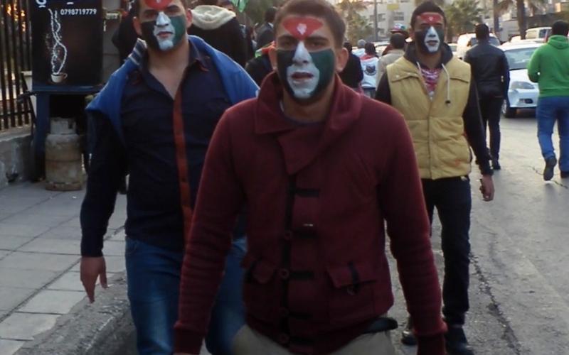 مشجعو المنتخب الاردني- تصوير أحمد أبو حمد 