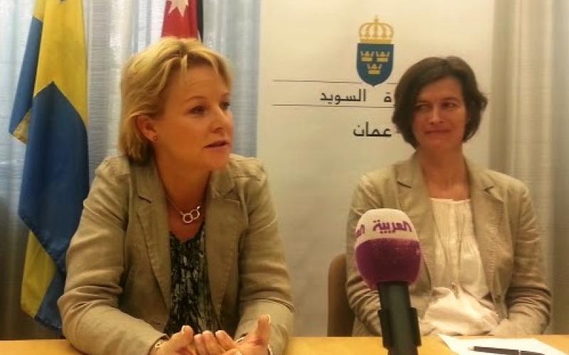 السويد تدعم اللاجئين في الاردن بـ 120 مليون دولار