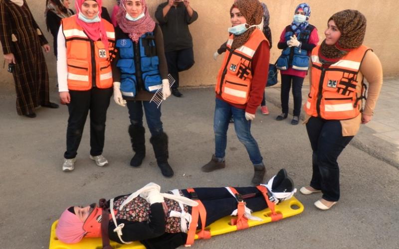 دورة في مجالات الدفاع المدني في هيئة شباب كلنا الاردن بالزرقاء